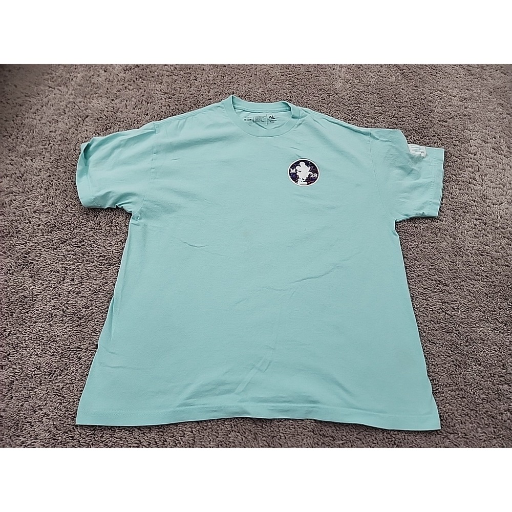 Disney Neff Mickey Mouse T Shirt Mens XL Light Blue Short Sleeve Graphic